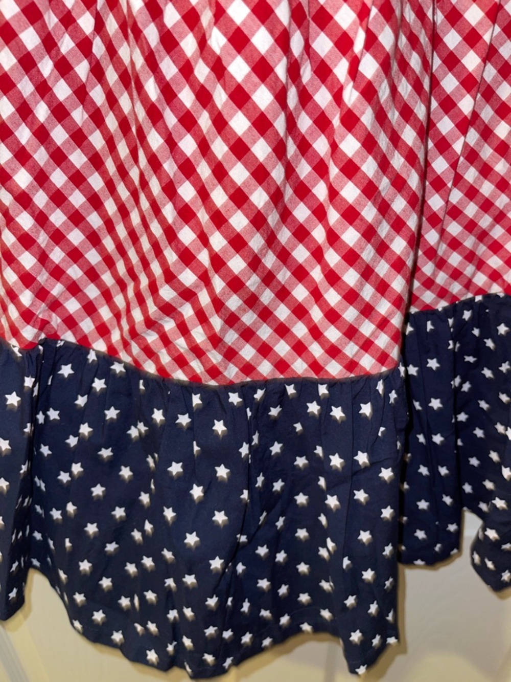 Gymboree Girl 7 dress red white blue American cutie July 4th NWT - Picture 4 of 7